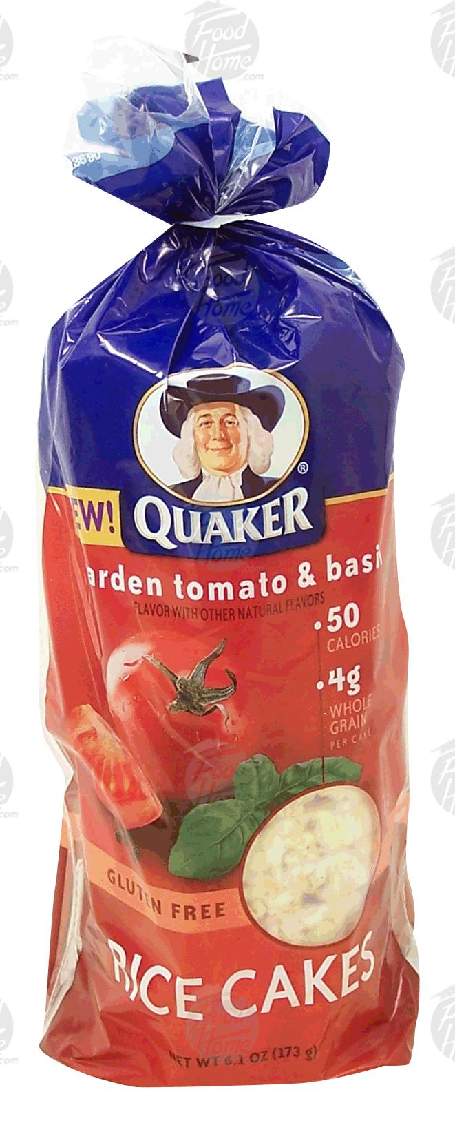 Quaker  garden tomato & basil flavor rice cakes Full-Size Picture